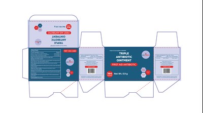 Principal Display And Drug Fact Panel (Triple Antibiotic 0.9g  Packet Box (customer))